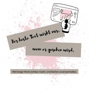 Design und Texte